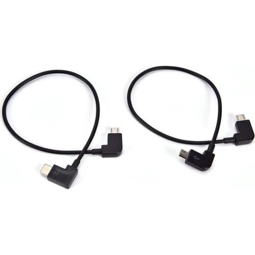 1PC Micro USB to Type C Micro USB Data Cable 90 Degree OTG Cable Cord For Portable DAC Digital Amplifier