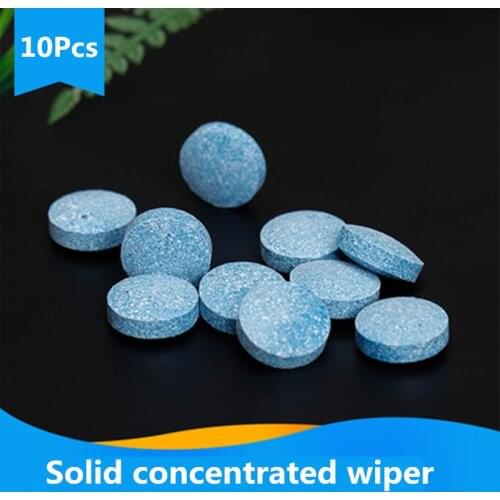 10Pcs/lot 16MM Auto Concentrated Solid Wiper Glass Window Cleaner Car Windshield Cleaner Effervescent Tablets Car Accessories