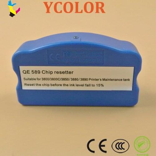 Fast shipping! Maintenance tank Chip resetter for Epson 3800 3800c 3850 3880 3890 3885 waste ink tank chip resetter
