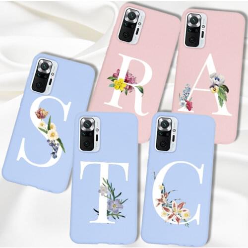 English Letter Case For Xiaomi Redmi Note 10 Pro Case Back Cover Silicone For Xiomi Redmi Note10 Pro TPU 6.67" Redmi Note 10Pro