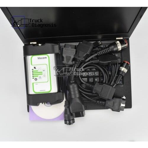 2.7 PTT Premium Tech Tool For VOLVO VOCOM 88890300 for VOLVO/RENAULT/MACK truck excavator diagnostic tool+Thoughbook CF52 laptop