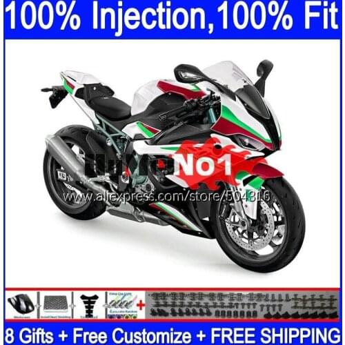 Injection Kit For BMW S1000 RR S 1000 RR CC 2019 2020 2021 white glossy 129MC.29 S 1000RR S1000-RR S1000RR 19 20 21 OEM Fairings