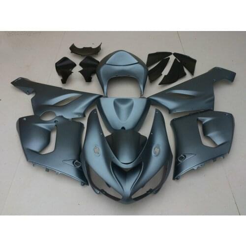 Motorcycle Fairing Kit for KAWASAKI Ninja ZX6R 636 05 06 ZX 6R 2005 2006 ABS TOP Matte Black Bodywork+Gifts KC66