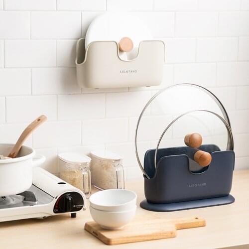 Pot Lid Holder Pan Cover Stand Pan Pot Cover Lid Rack Kitchen Organizer Cooking Utensil Tools Houseware Storage Holder Rack