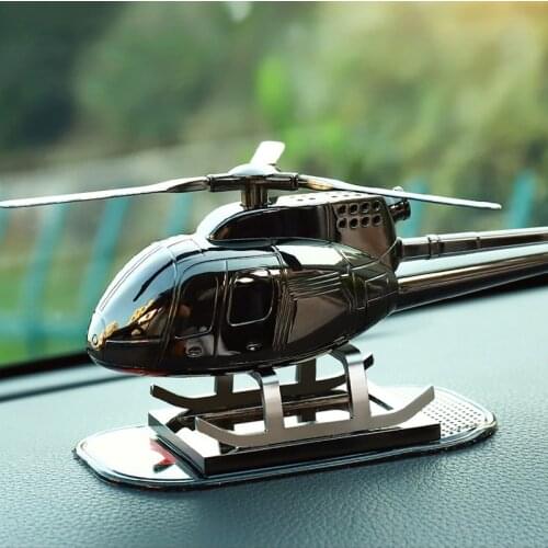 New Car Supplies Aromatherapy Helicopter Aircraft Decoration Gift Solar Car Perfume Fragrance Car Airplane Ornaments Accessories