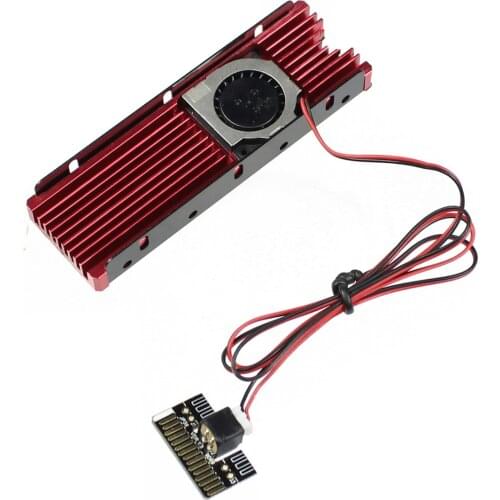 JEYI Cooling Warship Fan for NVME for NGFF M.2 Heatsink 2280 ssd Metal Sheet Thermal Conductivity Silicon Wafer Fan Heatsink