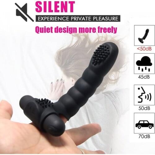 Finger Sleeve Clit Stimulate Flirting Sex Toys for Woman Charging Silicone Finger G-Spot Couple Adult Masturbator Sex Products