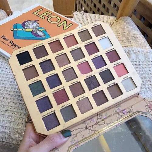 Natural Love Natural Eye Shadow Pallete 30 Colors Eye Shadow Palette Matte Easy To Color Daily Natural Makeup