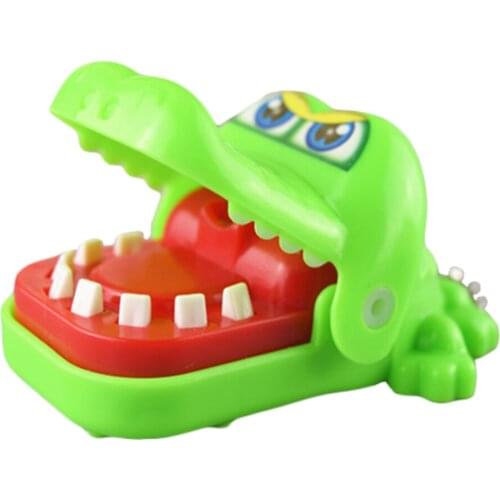 Spoof Biting Hands Crocodile Tricky Toys Touching The Crocodile Toy Model Key Chains For Children