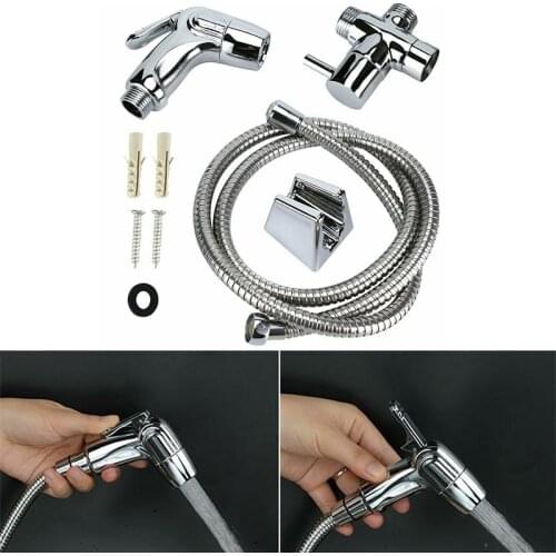 Bidet Sprayer Toilet Bathroom Flush Handheld Shower Head Nozzle Hose Set For Personal Sanitation Closestool Cleaning