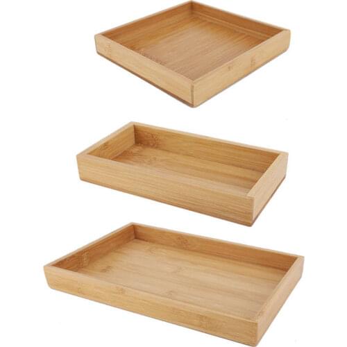 Serving Tray Natural Bamboo Japanese Style Restaurant Dining Snack Serving Tray