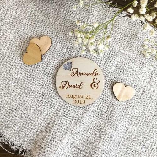 Save The Date Magnet, Calendar Mason Jar Save The Date, Rustic Wedding decor