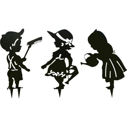 Childrens Day Decoration Boys Girls 3D Acrylic Dwarf Doll Gardener Cartoon Small Ornaments Garden Decorations Gift For Friends