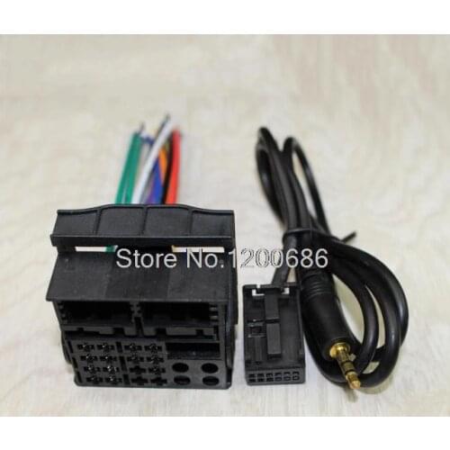 Radio Car Stereo CD Player Wiring Harness Install for Ford Focus Mondeo