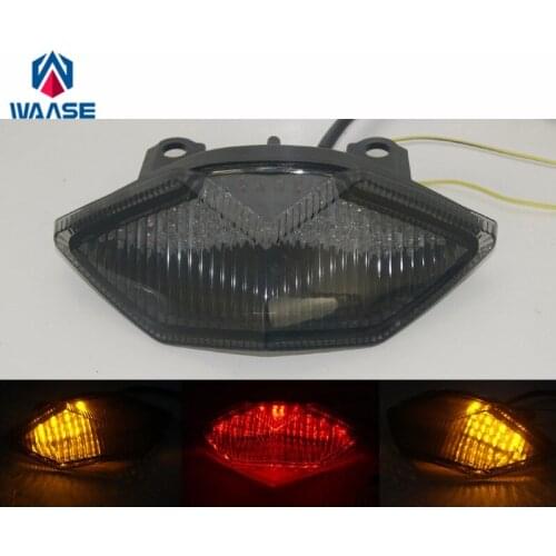 Waase For kawasaki Z1000SX 2011 2012 2013 2014 2015 2016 2017 2018 Emark Rear Tail Light Brake Turn Signals Integrated LED Light