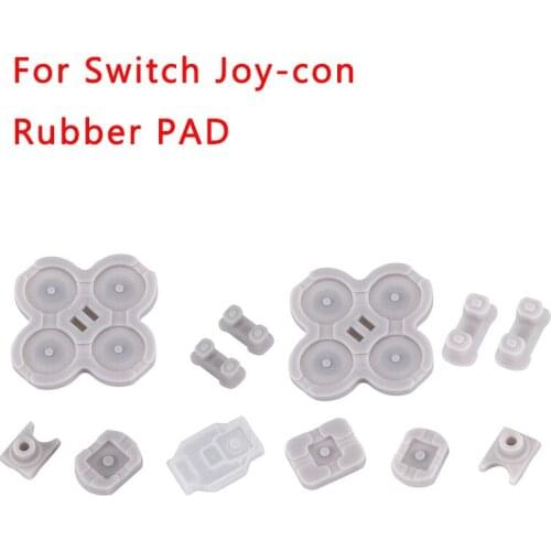 Repair Parts For NS Switch Joy-con L R Rubber Pad Set Conductive plastic Rubber feet