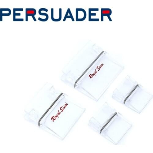 PERSUADER 3sizes clear fly tying CDC feather clips dubbing hackle holding tools Cul de canard feather magic nip clamp table clip