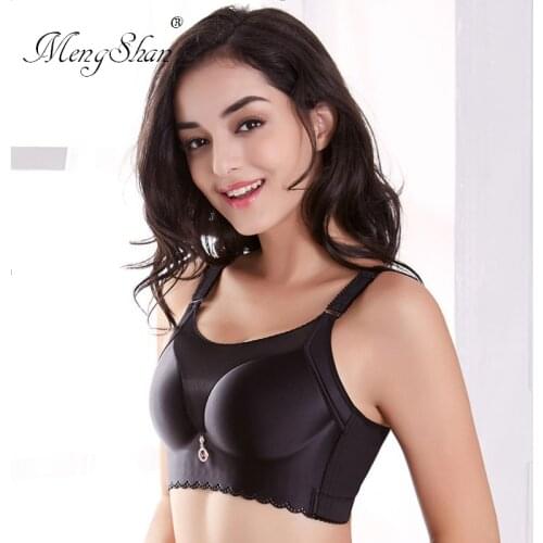 Underwear women New super-large steel bra with fat mmC-F cup and thin anti-light adjustable bra push up big size bra brassiere