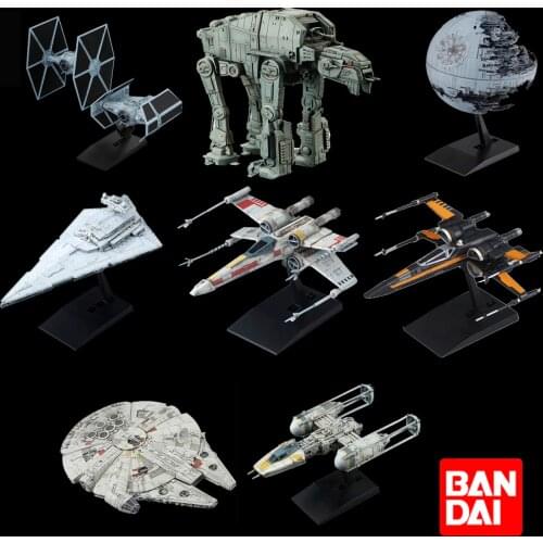 10cm Banbai Star Wars Galactic Empire Star Destroyer X-Wing Starfighter Executor AT-AT Assembly Assembling Model Collection Toys