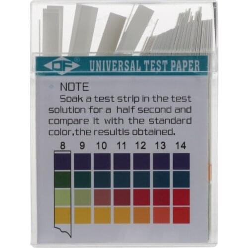 100 Strips 0-14 PH Alkaline Acid Indicator Paper Water Saliva Litmus Testing Kit J6PC