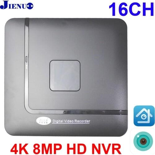 16CH NVR 4K/8MP/5M/1080P/720P Video Recorder 16 Channel P2P For IP Camera CCTV Security Surveillance System Xmeye