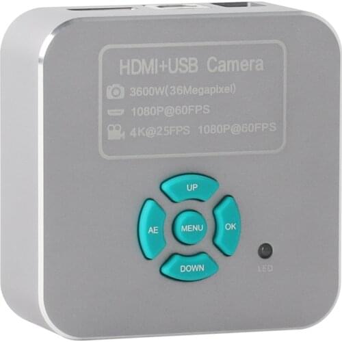 2019 USB HDMI 1080P 36MP 2K Industrial Electronic Digital Video Microscope C Mount Camera For Phone CPU PCB SMD Repair Soldering