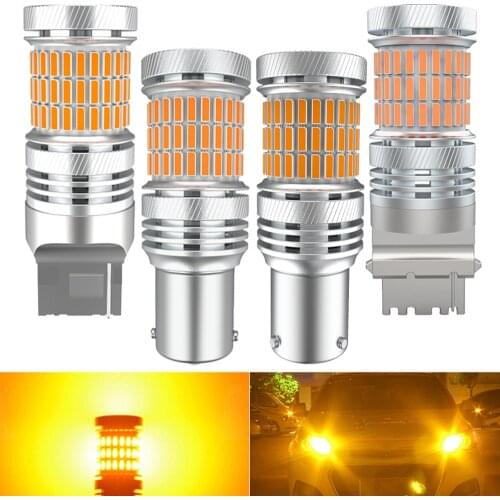 2x No Hyper Flash LED Canbus No Error 1156 BAU15S P21W P21/5W 3156 Car Turn Signal Light For Mercedes w204 w203 w211 w212 Benz