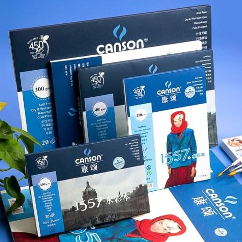 100% Cotton 32K 16K 8K Watercolor book 300g/m2 Water Color Drawing Paper Book for Artist Student Sketchbook Art Supplies