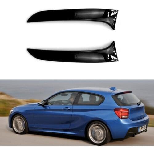 AU05 -Rear Behind Window Spoiler Side Strip Cover Trim For-BMW 1 Series F20 F21 2012-2019 Exterior Refit Kit