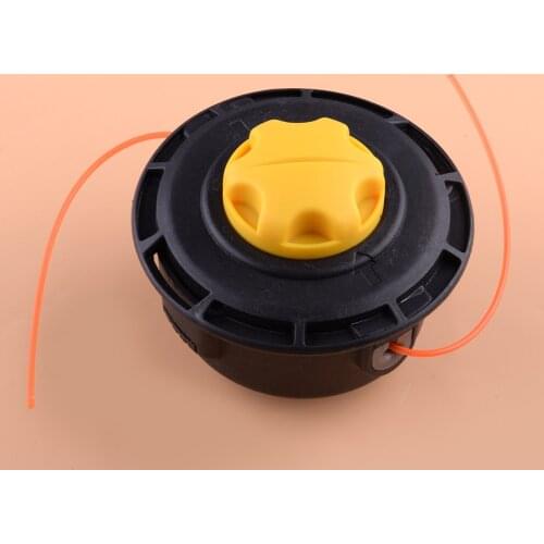 M10 x 1.25 LH Female Thread Bump Feed Line Trimmer Brushcutter Strimmer Head Kit Replacement Mower Garden Tool