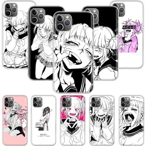 Anime Himiko Toga Boku cute Case for Apple iphone 11 12 Mini Pro XS Max XR X 7 8 6 6S Plus 5 5S SE 10 Ten Gift Silicone Phone Co