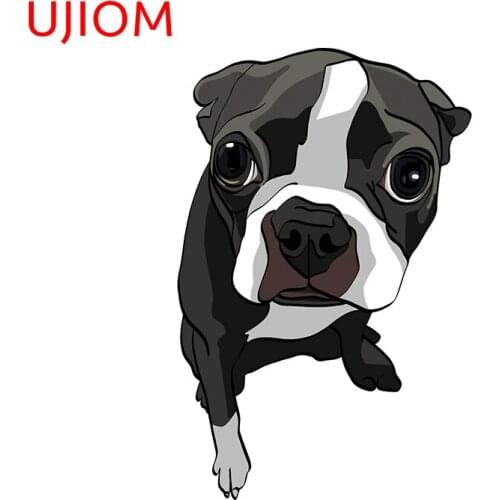 UJIOM Cartoon Lovely Dog Wall Stickers Child Room Sticker Japanese Decorations Wallpaper Waterproof Home Office Decor Art Decals