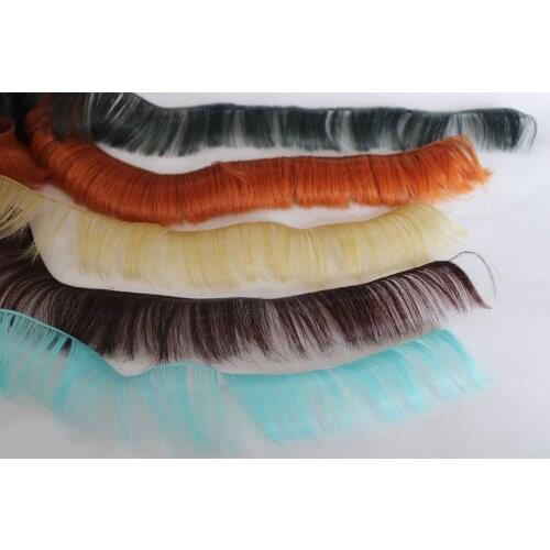 5PCS/LOT 100X5CM wig BJD SD doll high-temperature wire WIG -COLOR OPTION