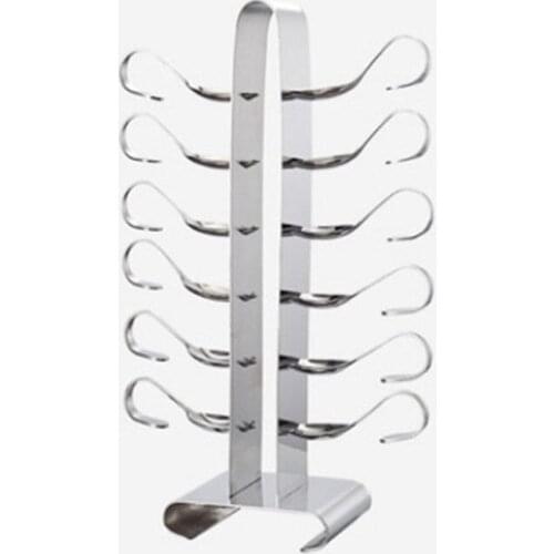 Stainless steel fruit inserts snack spoon spoon buffet set dessert display rack hotel banquet props