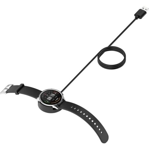 Portable USB Charging Dock Magnetic Watch Charger for Xiaomi Color Smart Watch Accessories with 1m Charging Cable