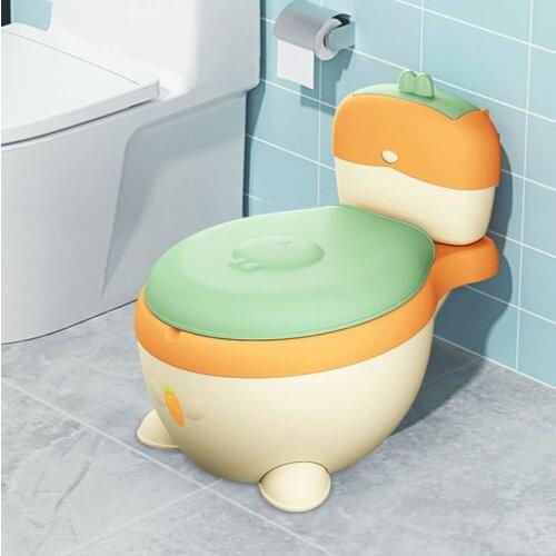 Portable Toilet Childrens Toilet Cartoon Childrens Simulation Toilet Men and Women Baby Potty Urinal Toilet Training Toilet