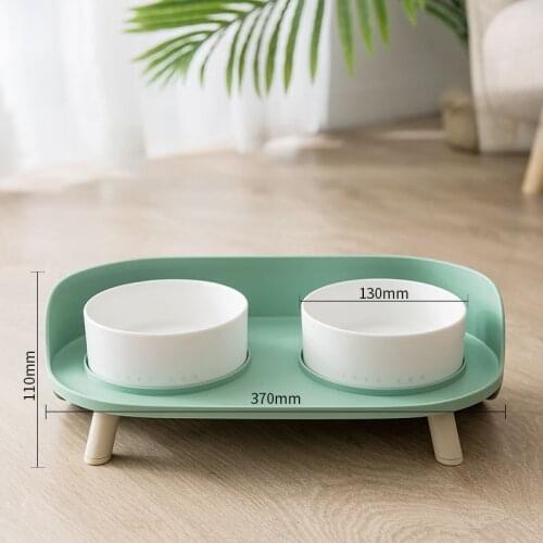 Dog Feeder Drinking Bowls for dogs Cats Pet Food Bowl comedero perro miska dla psa gamelle chien chat voerbak hond D5095