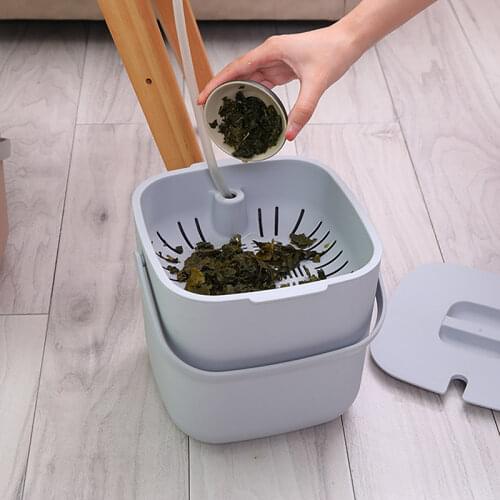 Tea Dregs Bucket Trash Can Dual-Use Household Creative Drainage Tea Strainer Waste Water Bucket Coffee Filter Bucket