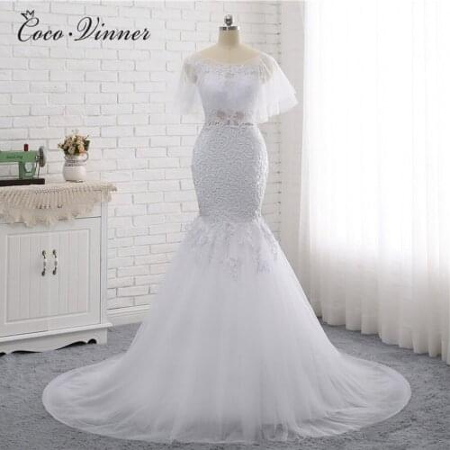 Sexy Backless With Wrap Europe Mermaid Wedding Dresses Sleeveless Ivory White Color Plus Size Style Bride Dress W0308