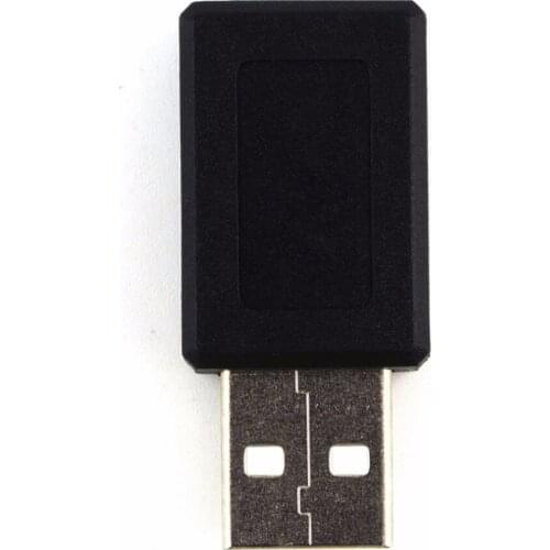 1000pcs/lot Black High Speed USB 2.0 Male to Micro USB Female Converter Adapter Connector Male to Female Classic Simple Design