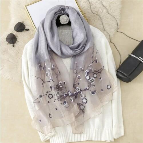 2021 Brand Women wool Scarf Silk Scarves for Lady Pashmina Foulard Female Bandana Hijabs Scarfs Neck Shawls Wraps New Style