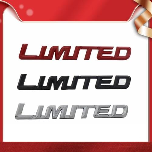 3D Premium Hollow-carved Limited Edition for car Hood Fender trunk Rear Bonnet Nameplate Decal Emblem Badge Sticker