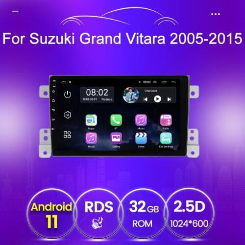 Car Radio For Suzuki Grand Vitara 3 2006 2006 2007 2008 2010-2015 Multimedia Audio Video Player 2 din BT Headunit