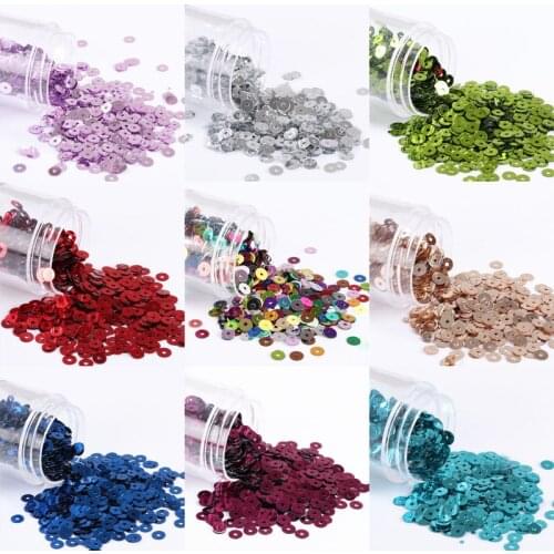 3/4/5/6mm Sequin glitter sewing sequins paillette sequin trim for Nail Art Wedding decor sparkles with sequins for girl clothes