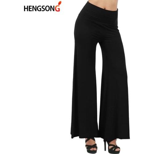 Womens Pants New Autumn Casual Loose Trousers High Waist Black White Grey Pants Female Wide Leg Pants Pantalon