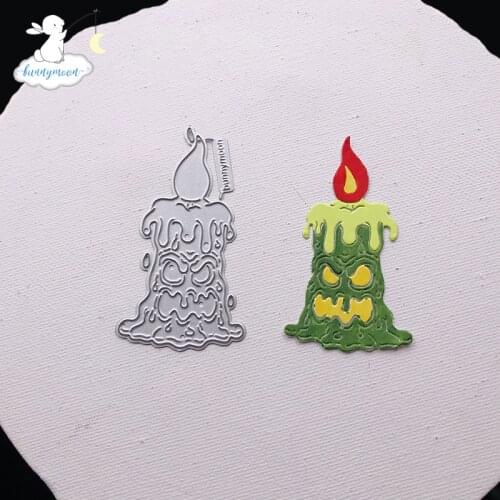Bunnymoon Halloween Candle 2020 New Design Craft Metal Cutting Dies Scrapbooking Album DIY Paper Card Craft Embossing Die
