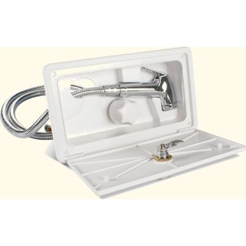 DREAMRV External shower hot and cold switch shower head pull-out shower motorhome external shower box