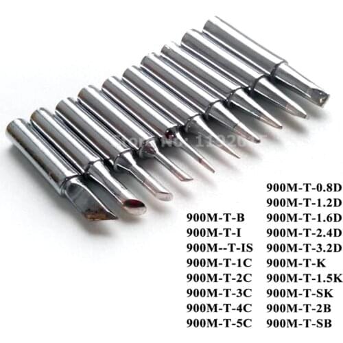 Hot Brand 1 Pcs Lead-free Drill bit Solder Screwdriver Iron Tip 900M-T Soldering Rework Station Tool Kit 18 Different Size