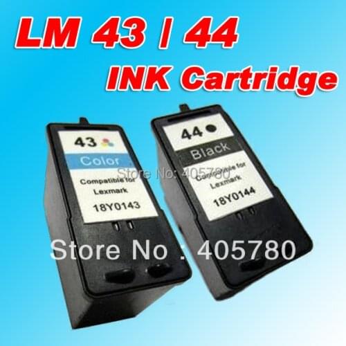 LM43 LM44 ink cartridge compatible for lexmark 43 44 6570/6575/7550/7675/9575/9350/P350