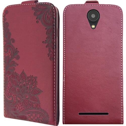 3D Stereo Embossing lace flower butterfly flip up and down leather phone bag cover case for Haier i50